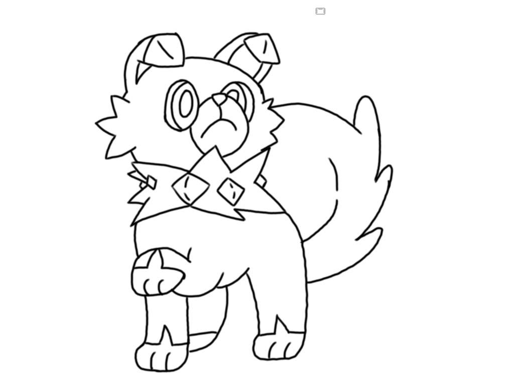 Rockruff drawing pokãmon amino
