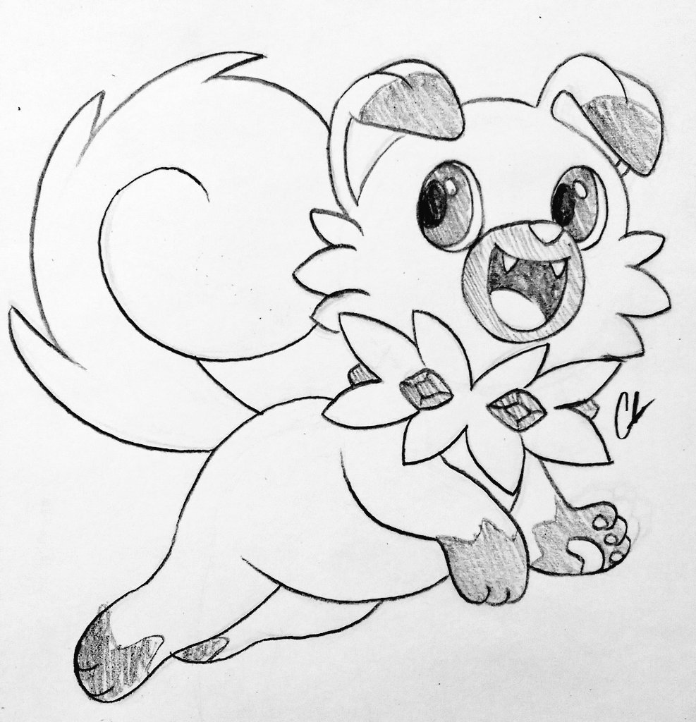 Chris ðâ on x finally got around to drawing rockruff d pokemonsunmoon httpstcojhnpuvmfv x
