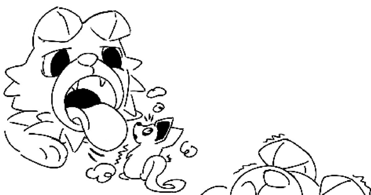 Vore oralvore pokemon rockruff vore