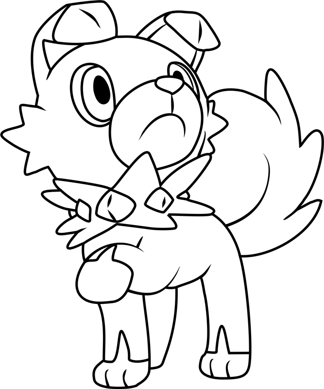 Rockruff pokemon fãrbung seite