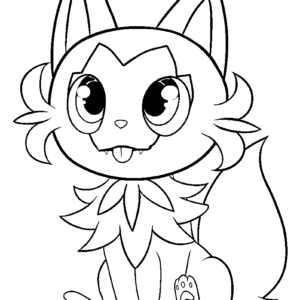 Sprigatito coloring pages printable for free download
