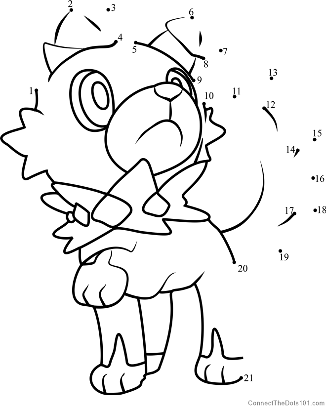 Iwanko pokemon sun and moon dot to dot printable worksheet