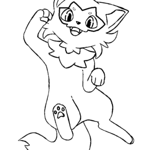 Sprigatito coloring pages printable for free download