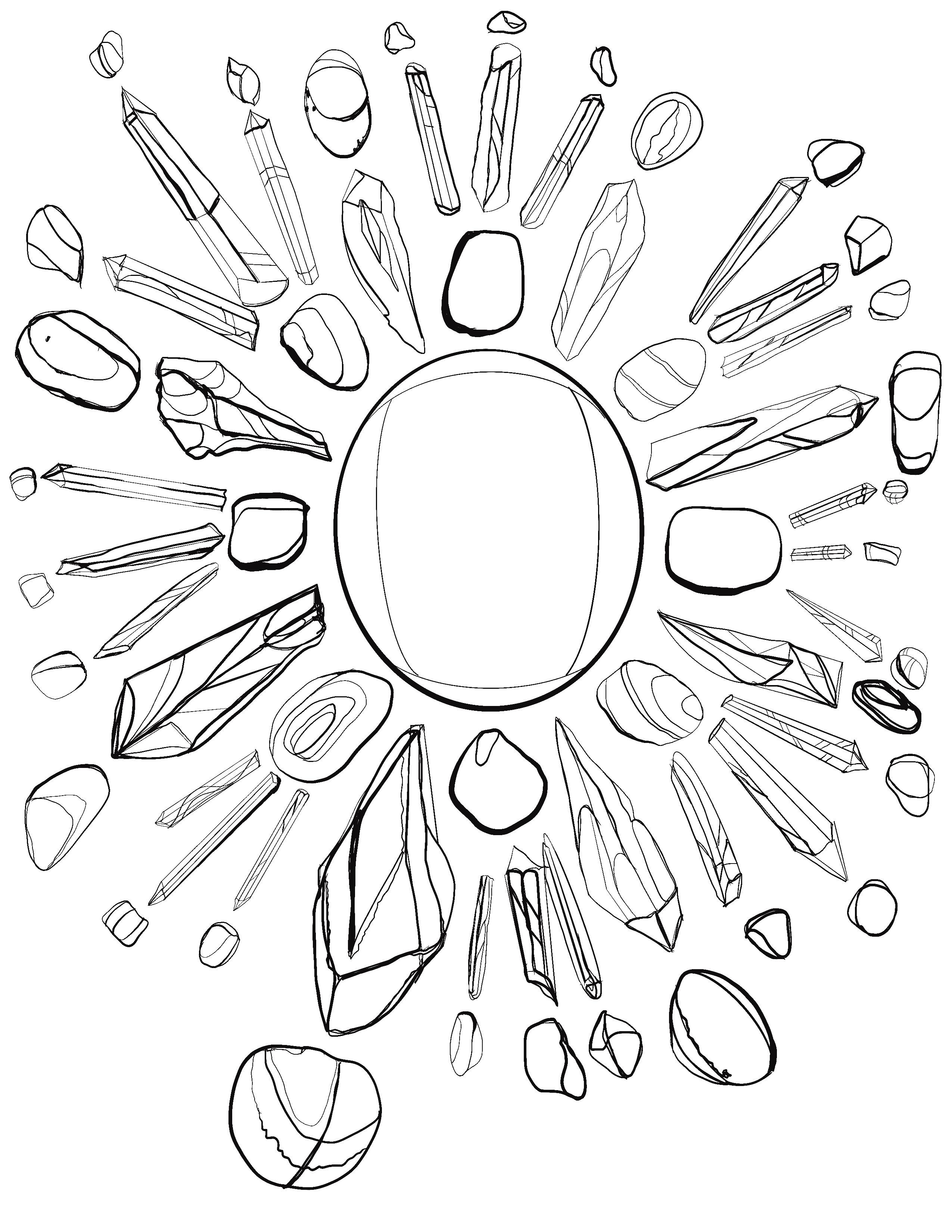 Im making coloring pages for inktober this year thought someone might enjoy this crystal grid link to printable pdf in ments rwitchesvspatriarchy