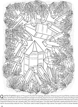 Rocks merals crystals a colorg collectg book darryl powell darryl powell books