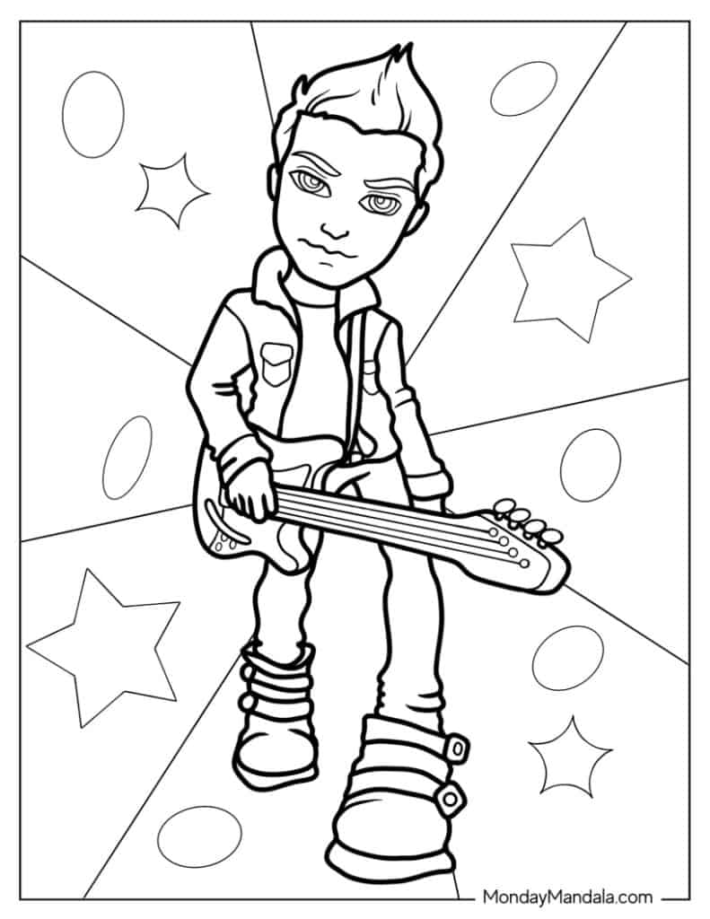 Bratz coloring pages free pdf printables