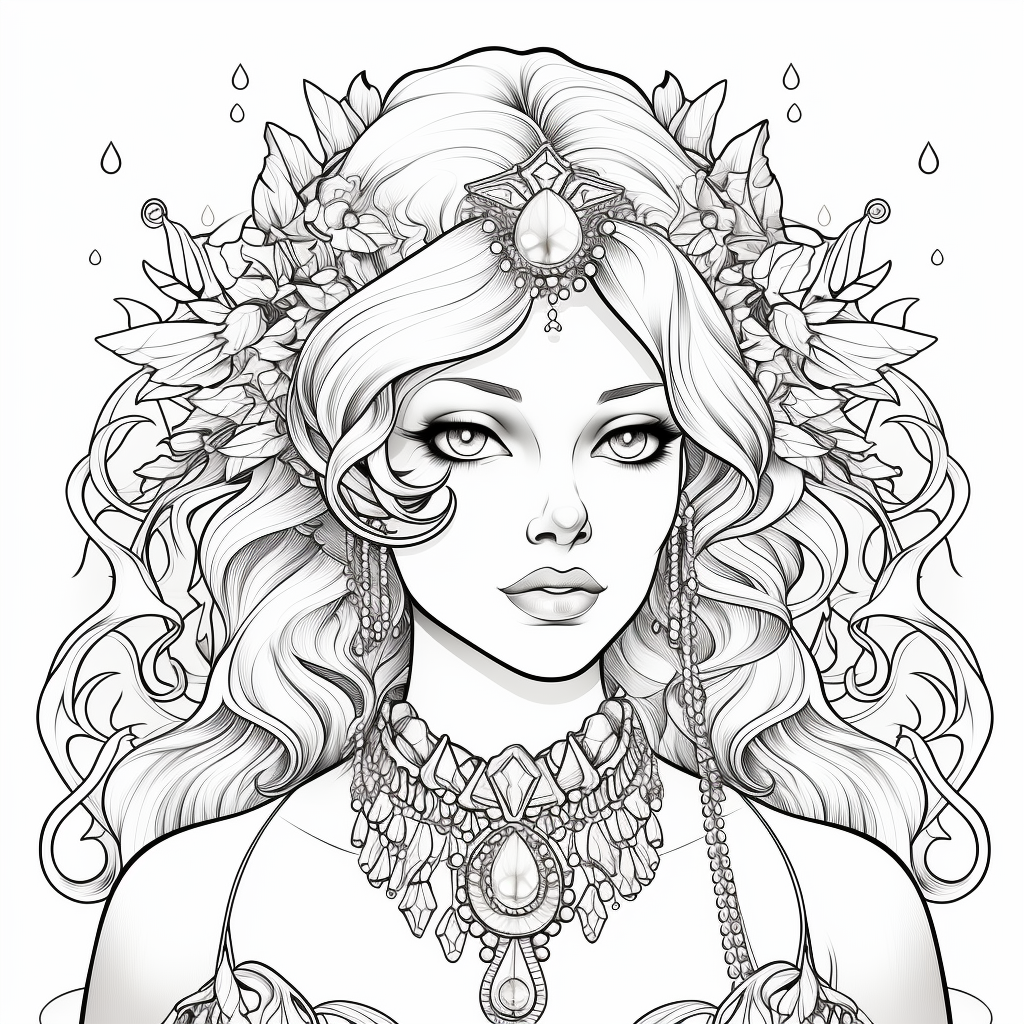 Jewel coloring pages