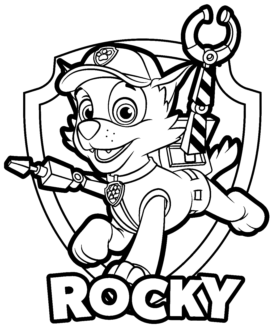 Best rocky paw patrol coloring pages ideas paw patrol coloring pages paw patrol coloring paw patrol