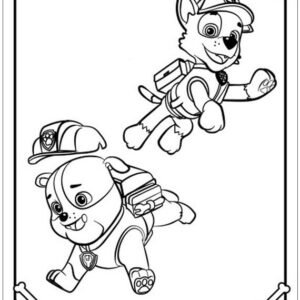 Rocky paw patrol coloring pages printable for free download