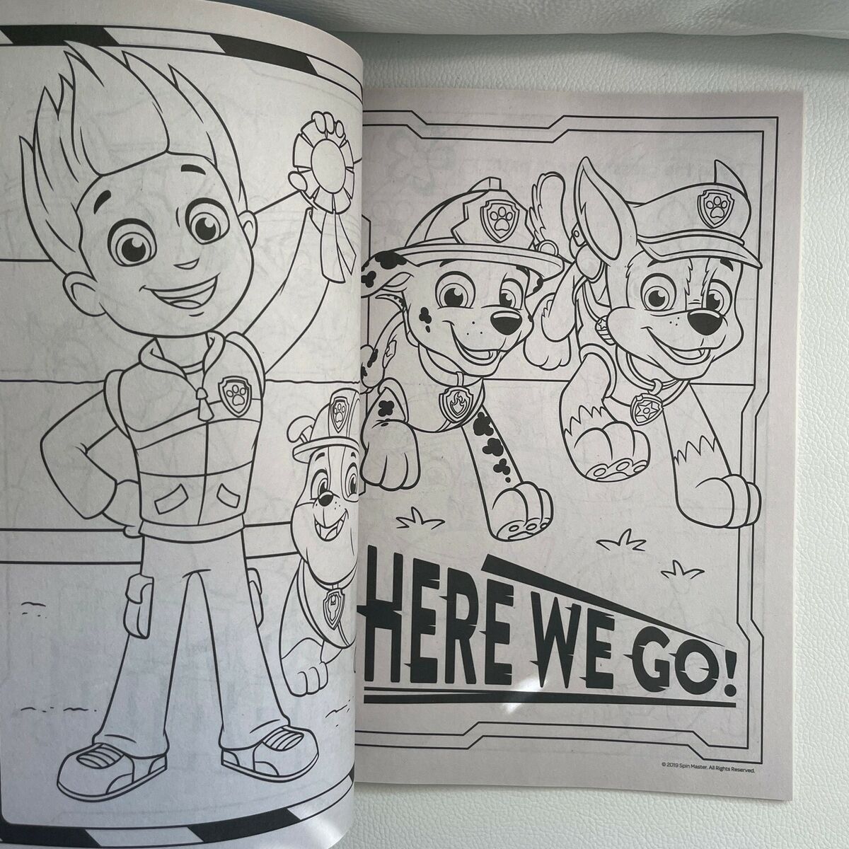 Paw patrol jumbo coloring book brand new nickeloden licensed marshall skye rocky