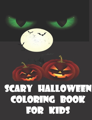 Scary halloween coloring books for kids scary and spooky halloween fun black background coloring pages of halloween designs ghosts pumpkins witches paperback split rock books