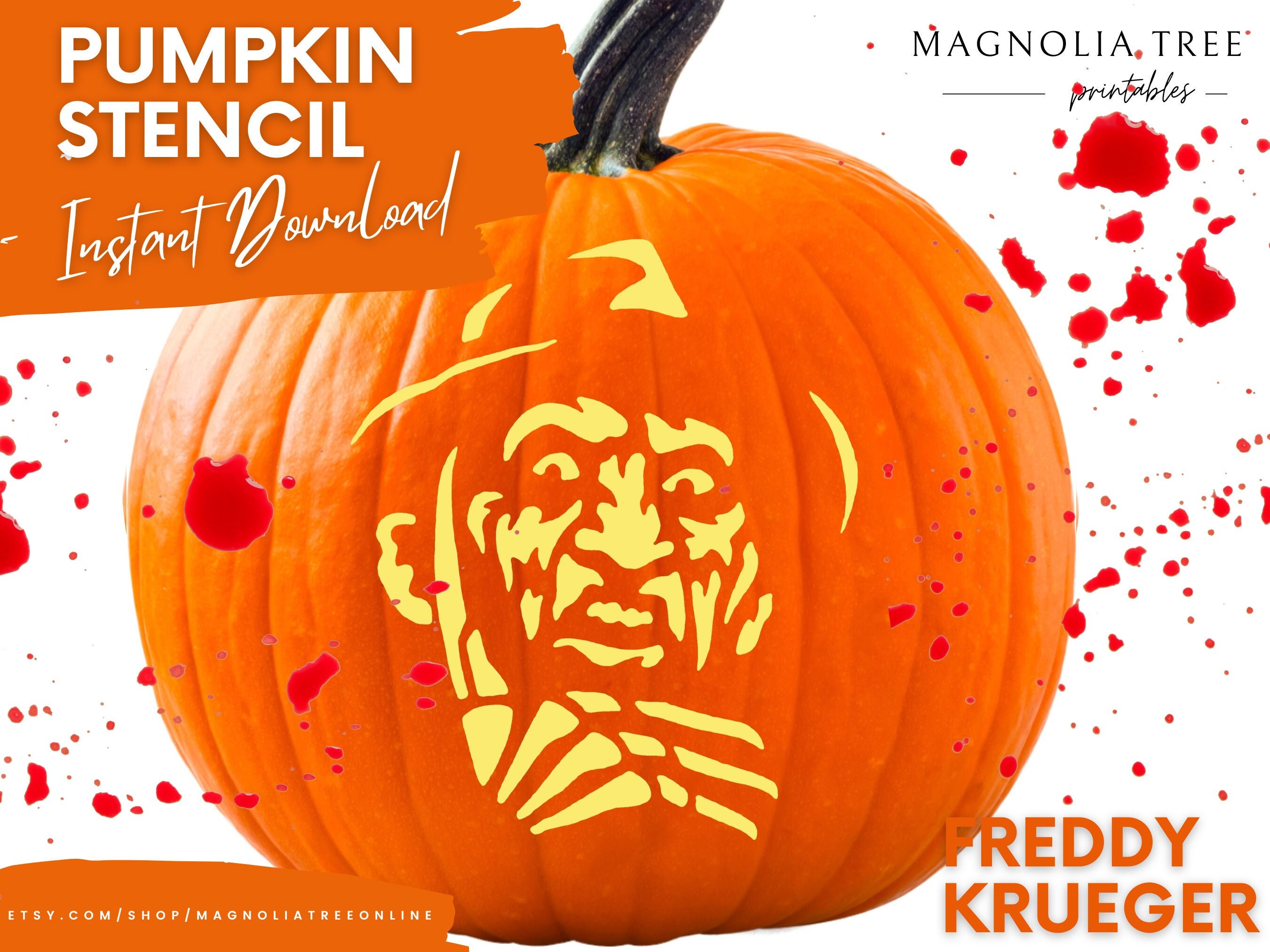 Rocky horror pumpkin stencil
