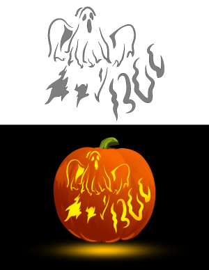 Free printable scary pumpkin stencils