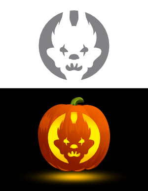 Free printable scary pumpkin stencils