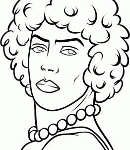 How to draw rocky horror picture show dr frank n furter step by step movies pop culture free onâ rocky horror picture show rocky horror horror picture show
