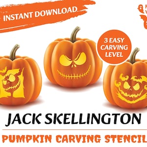 Jack skellington pumpkin stencil