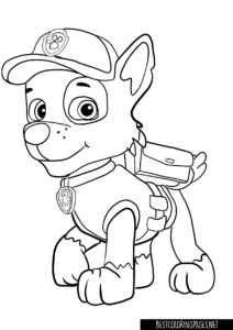 Paw patrol coloring pages