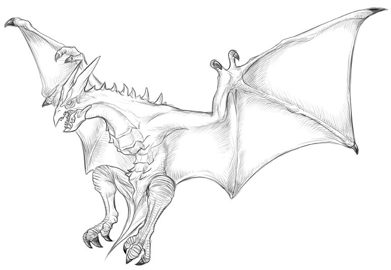 Rodan concept art paul ferguson