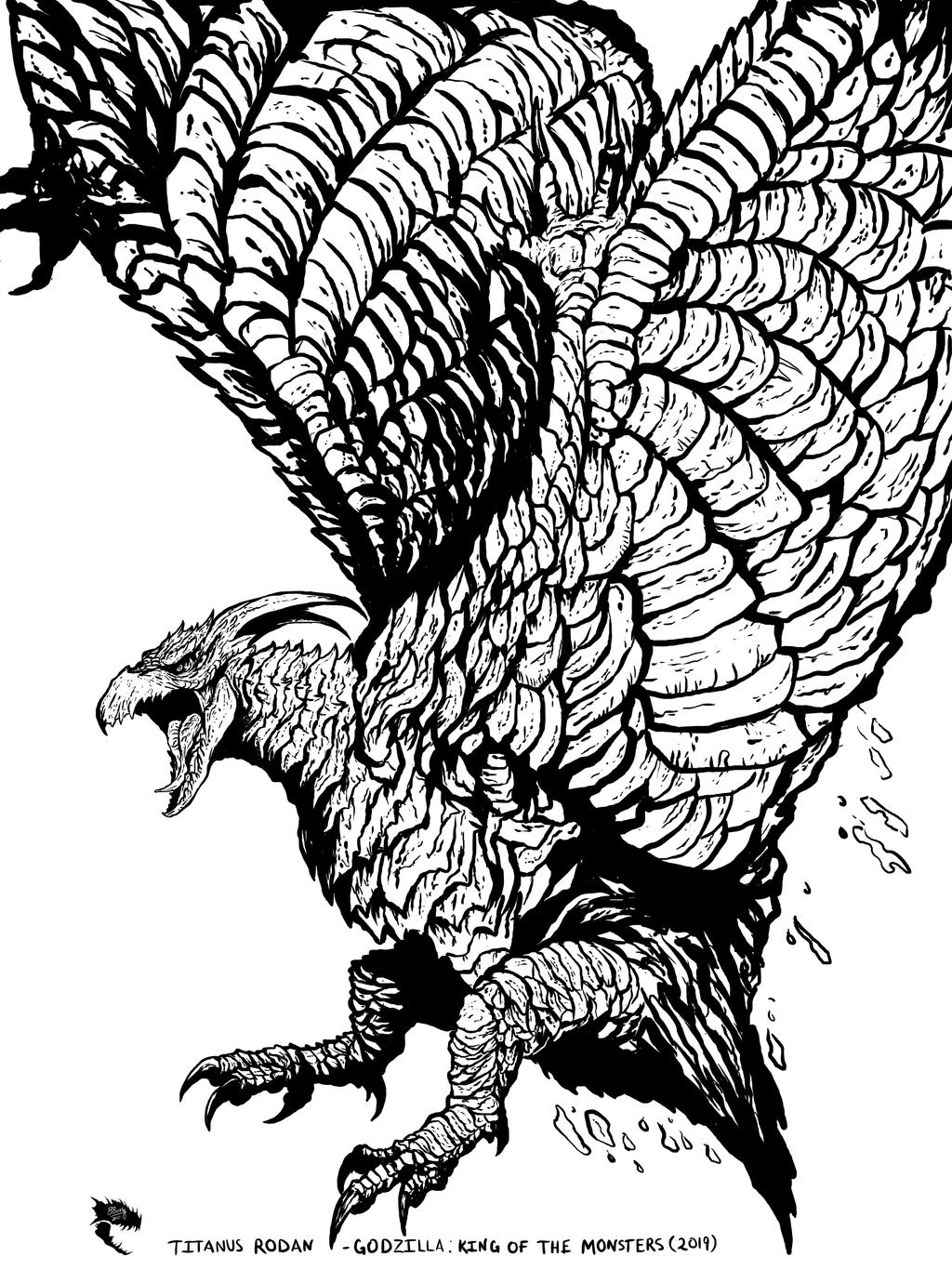 Titanus rodan by wretchedspawn on