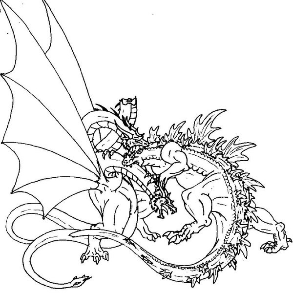 Get this godzilla coloring pages to print online kxs
