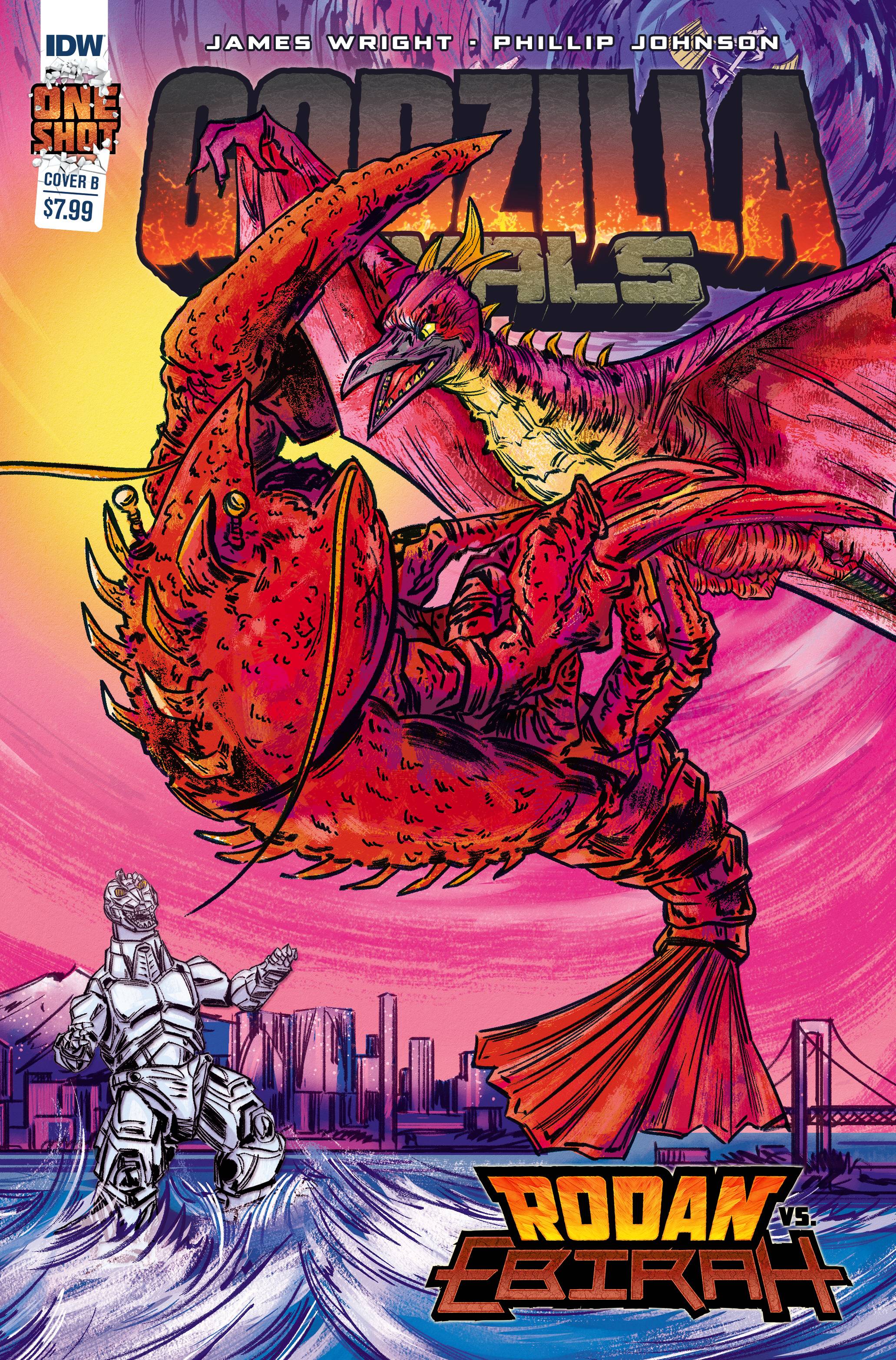 Godzilla rivals rodan vs ebirah â idw publishing