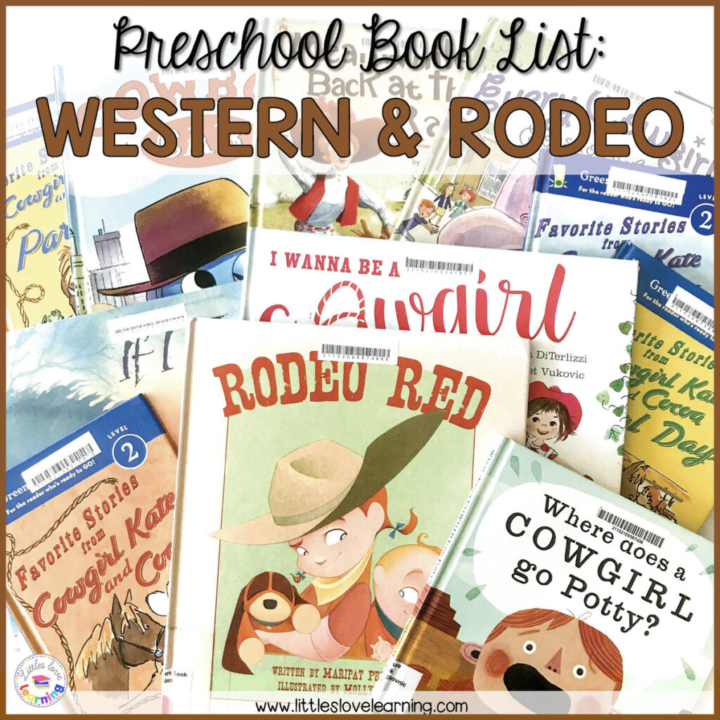 The best preschool rodeo books for your western theme