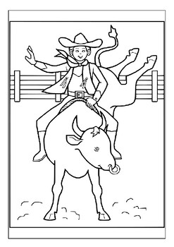 Unwind and destress with our printable cowboy coloring pages collection pdf