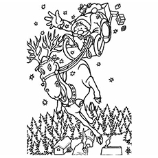 Best rudolph the red nosed reindeer coloring pages