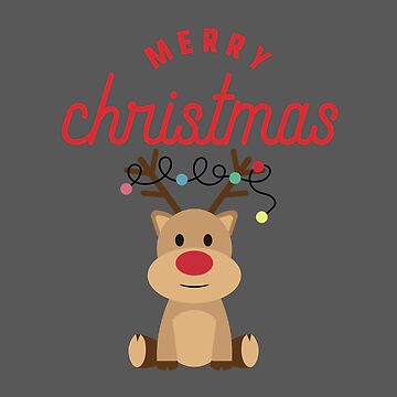 Merry christmas reindeer