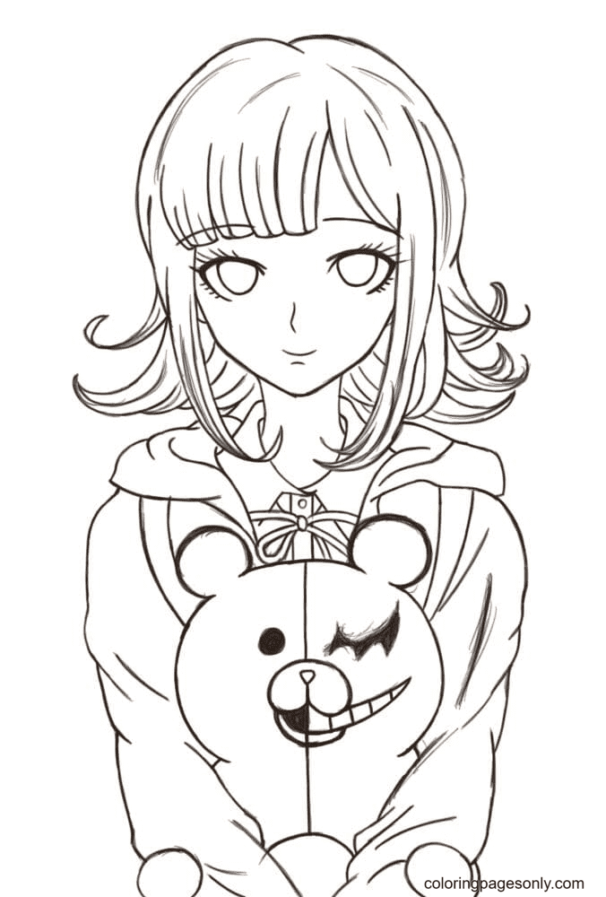 Danganronpa coloring pages printable for free download