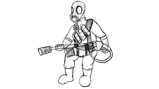 Pyro gaming finished my first drawing on my graphics tablet rtf