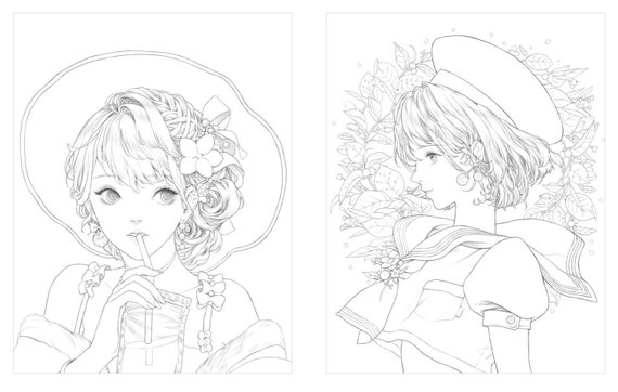 Mystica coloring book korean coloring book craft book illustration