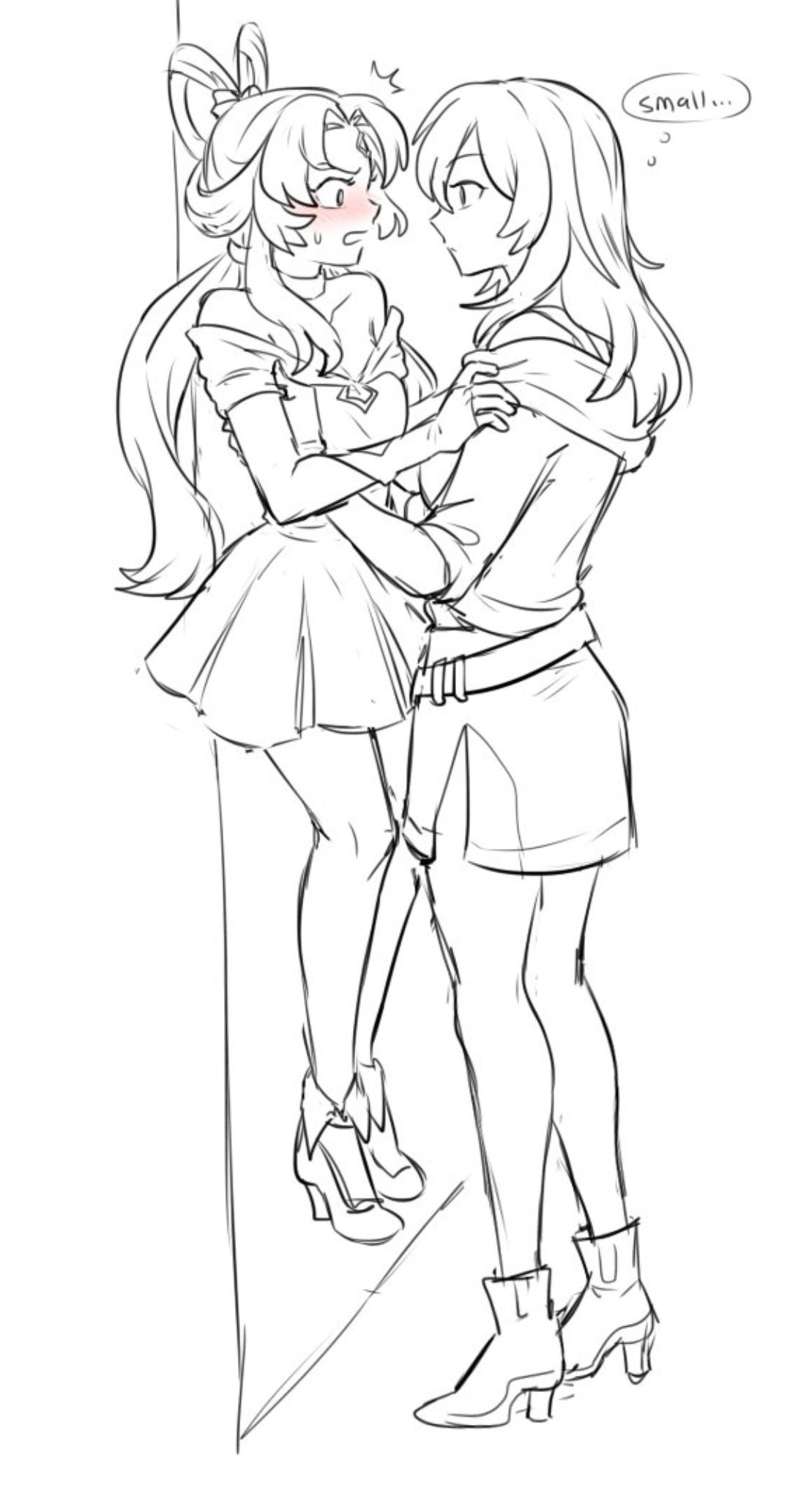 Height difference by dashsdoodles ryurimemes
