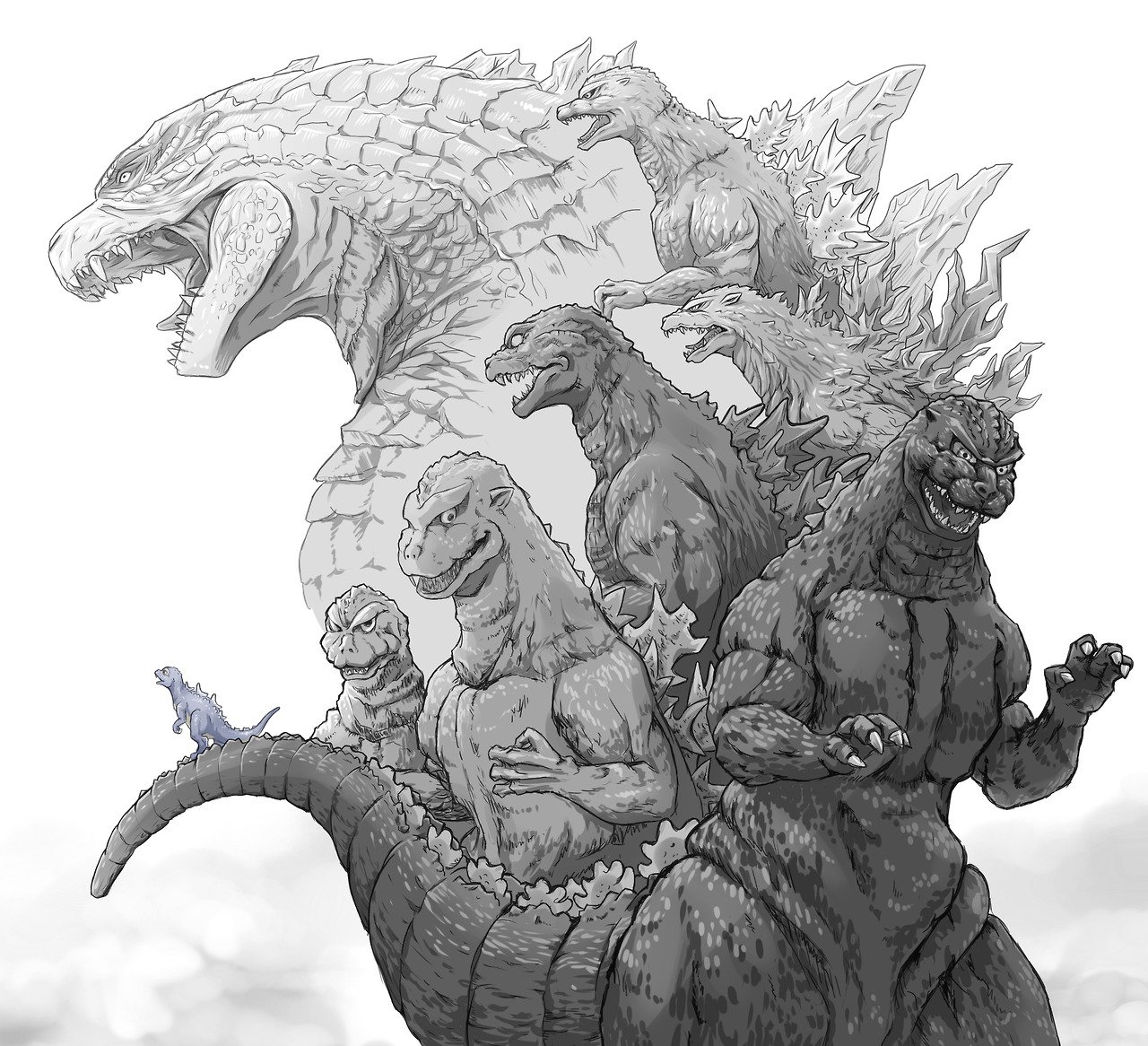 The history of the godzilla movie series magazine