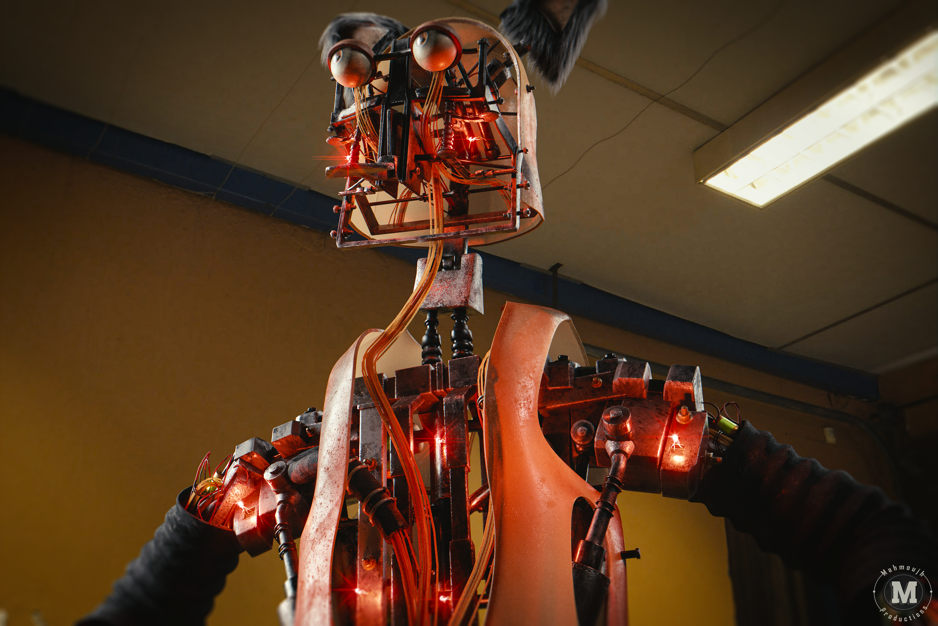 Rolfe dewolfe inspired animatronic rfivenightsatfreddys