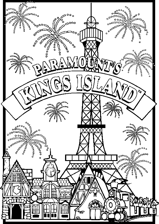 Paramounts kings island coloring sheets