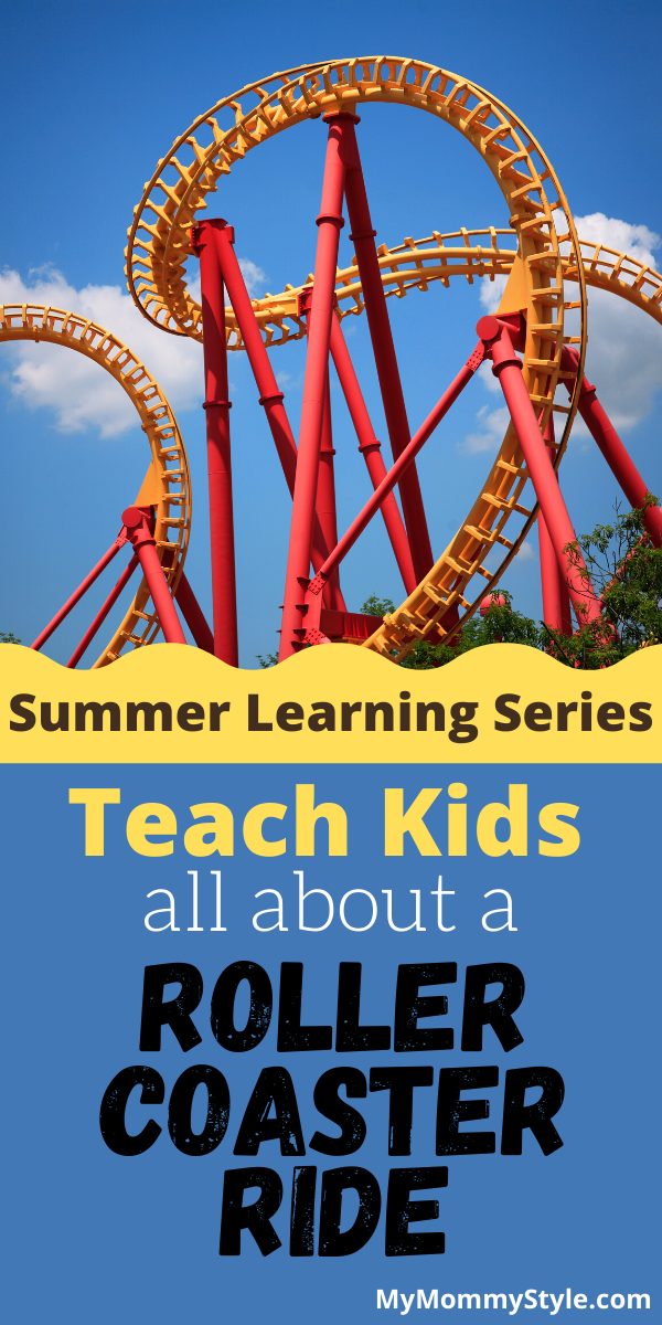 Teach kids all about a roller coaster ride