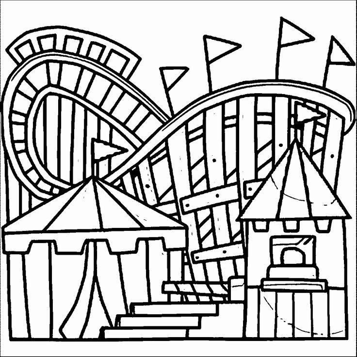 Roller coaster coloring page in the world learn more here coloring pages birthday coloring pages coloring pages inspirational