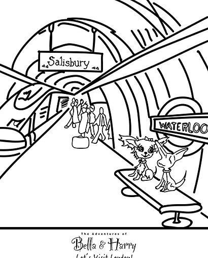 Coloring sheets bella harry