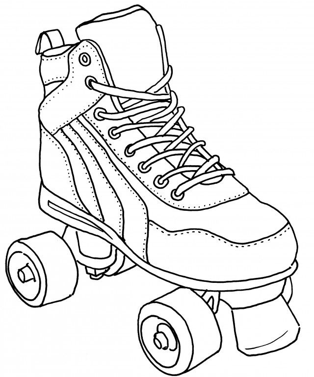 Roller skate colouring pages page jamestown coloring pages patin de soy luna dibujo con lineas dibujos de la luna
