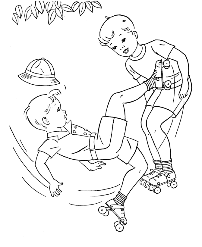 Bluebonkers boy coloring pages