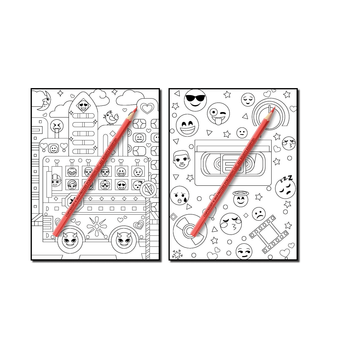 Emoji coloring book emoji galore