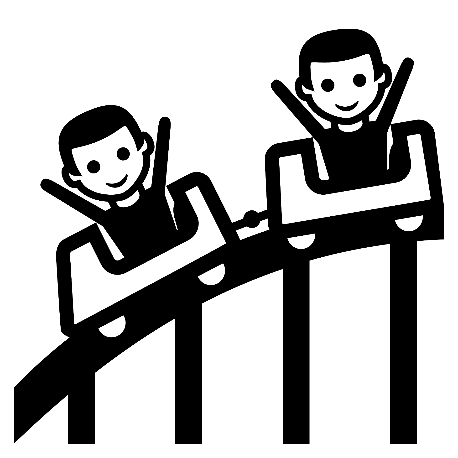 Roller coaster emoji clipart free download transparent png