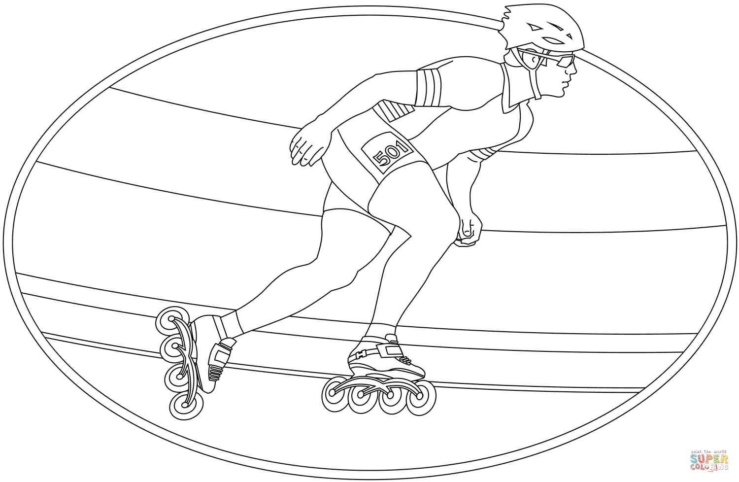 Roller skating coloring page free printable coloring pages