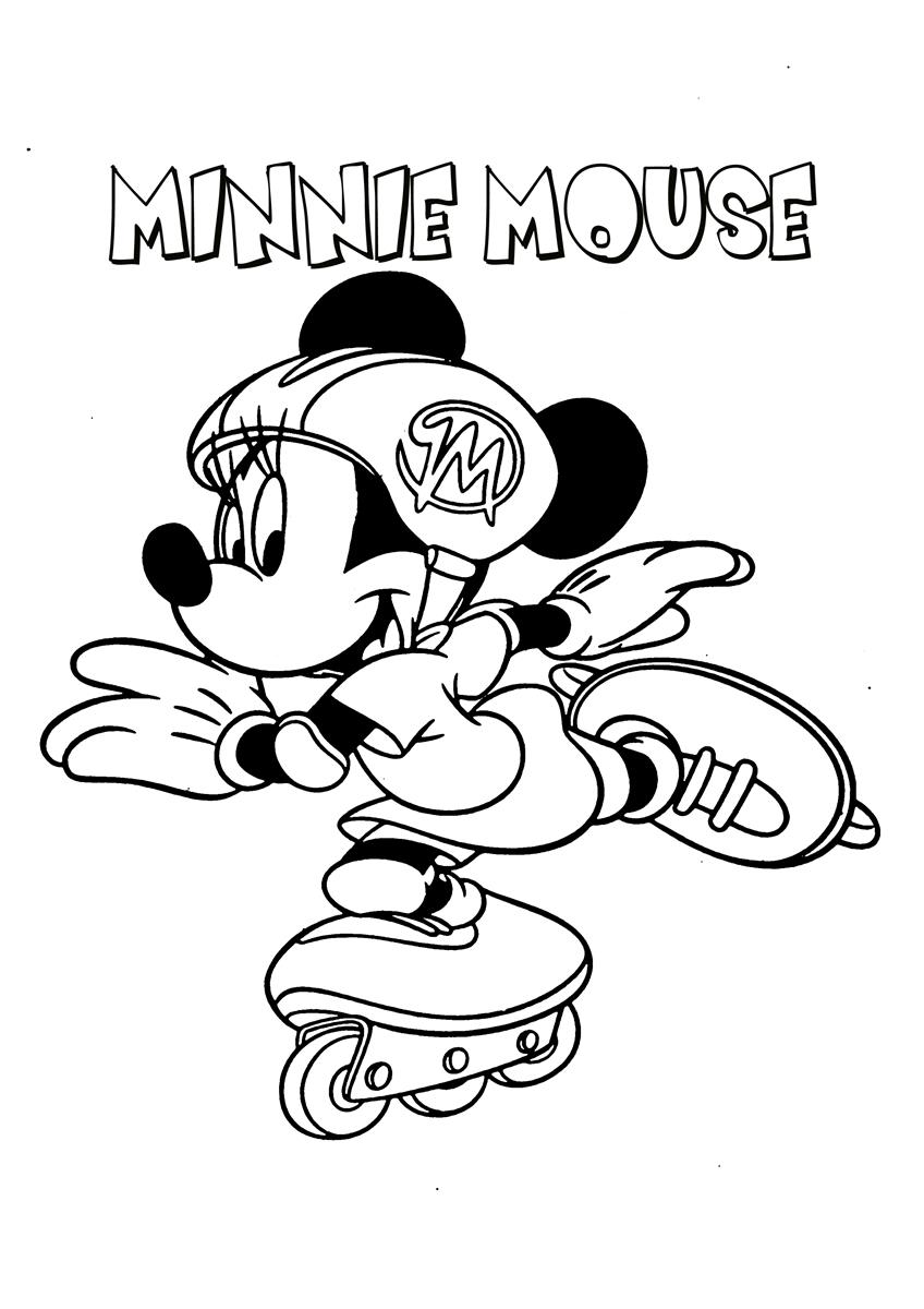 Mickey mouse coloring page