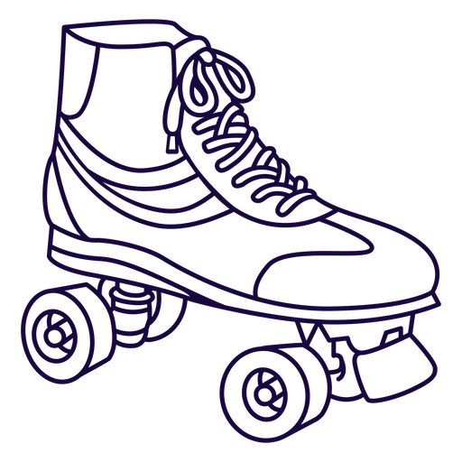 Rollerskate png designs for t shirt merch
