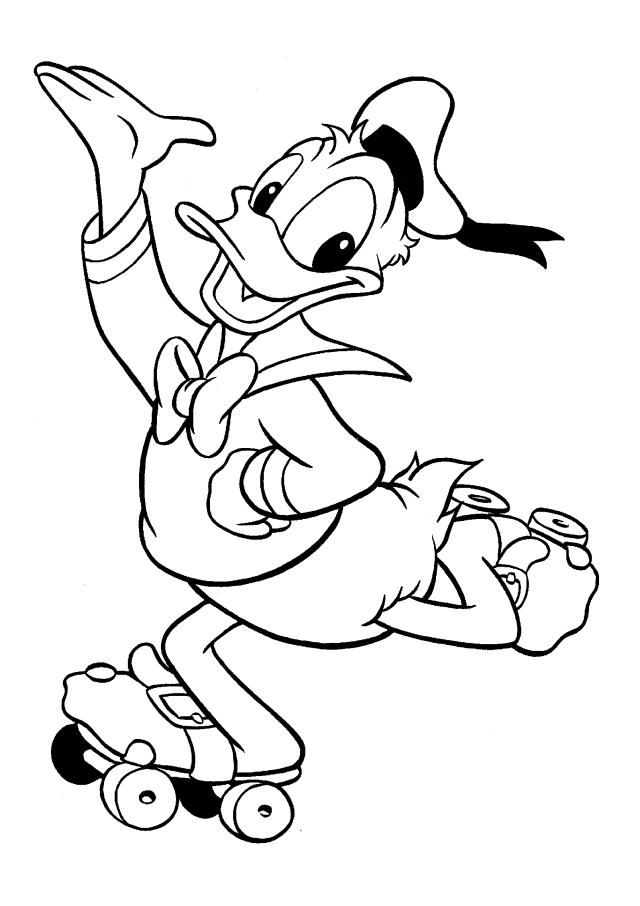 Coloring pages sketing donald coloring sheet
