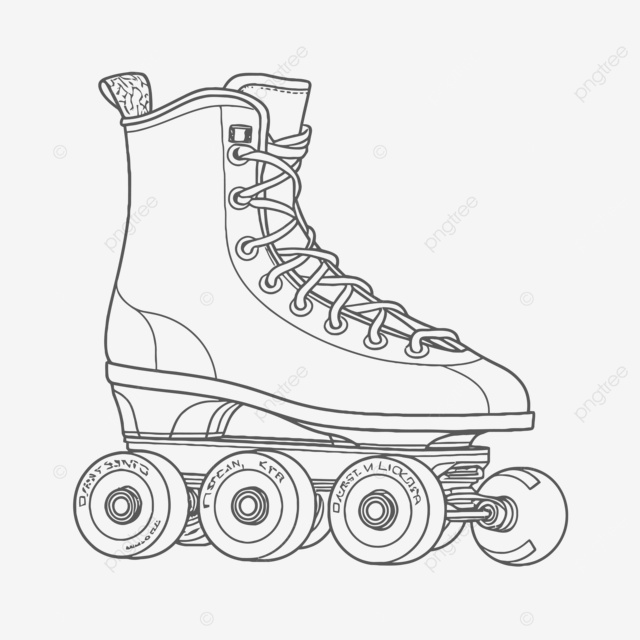 Free printable roller skate coloring pages image of cartoon design for kids outline sketch drawing vector car drawing cartoon drawing wing drawing png and vector with transparent background for free download