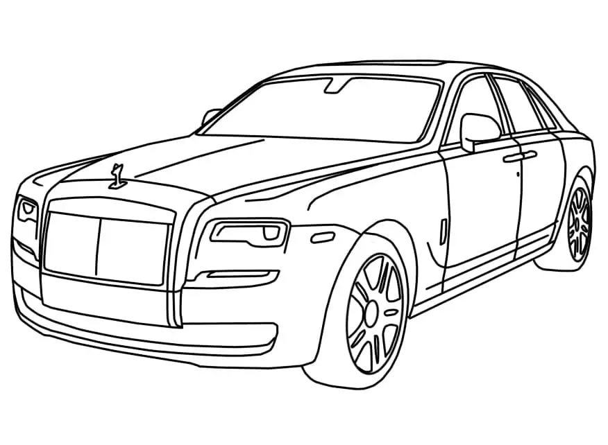 Rolls royce malvorlagen