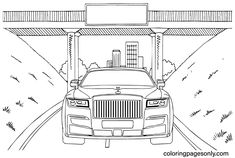 Rolls royce coloring pages ideas rolls royce royce coloring pages